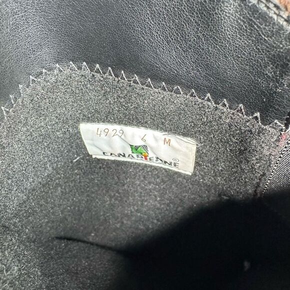 La Canadienne brown buckle pull on knee high leather boots size 6 - Picture 5 of 14